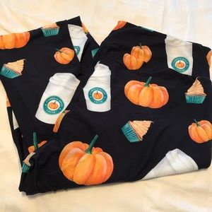 Pumpkin spice leggings